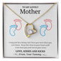 To My Lovely Mother: Love, Kisses and Kicks- From, Your Tummy