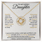 To My Lovely Daughter: I Squeezed This Necklace Really Tight